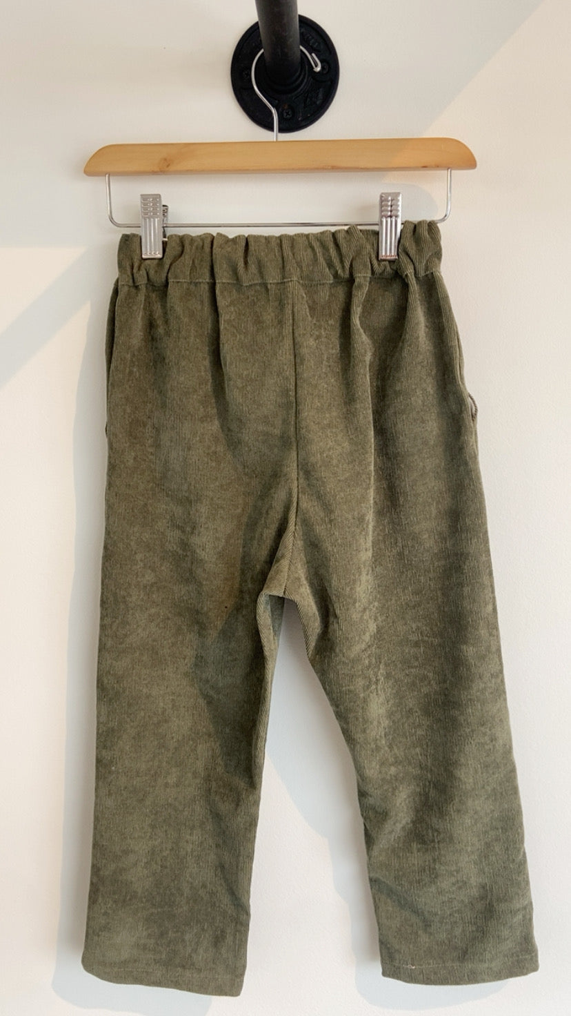 Drawstring Chino Pants | Black & Olive Colour Options