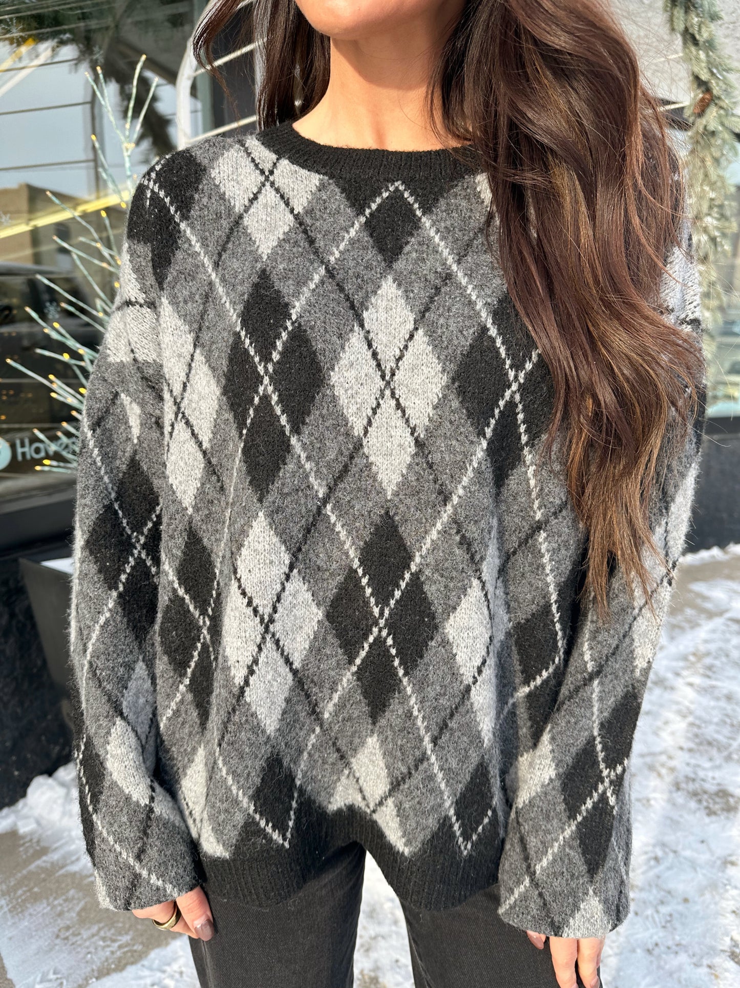 Harlowe Argyle Sweater