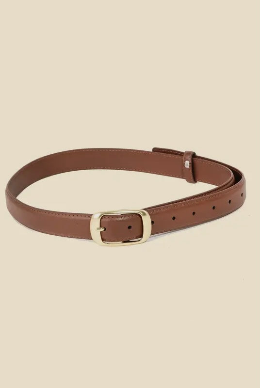 Claudia Faux Leather Belt - 2 Color Options