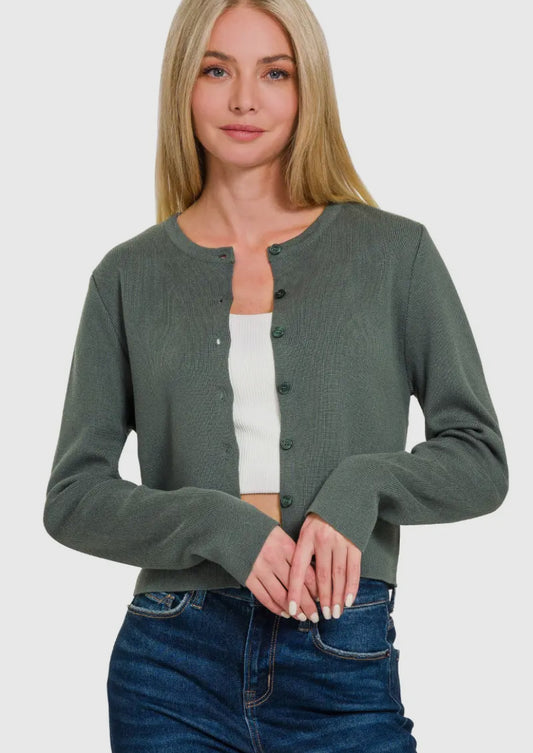 Jaya Cardi Sweater | Ash Jade
