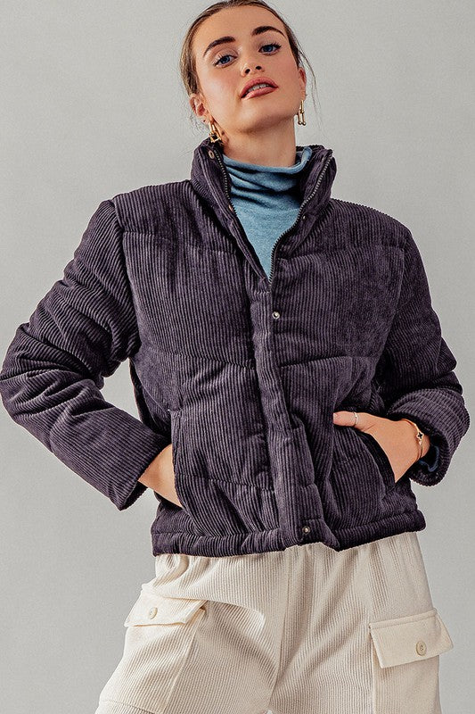 Cove Corduroy Puffer