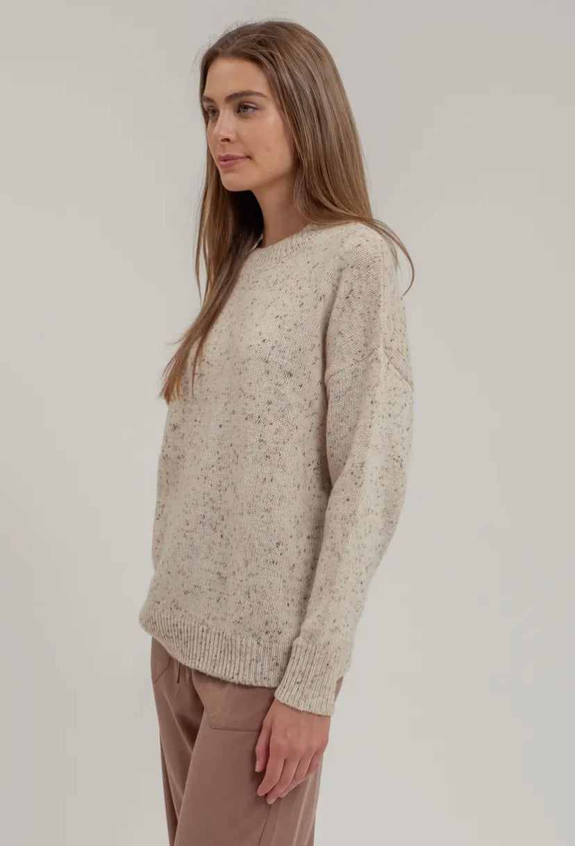 Nellie Speckled Knit Sweater