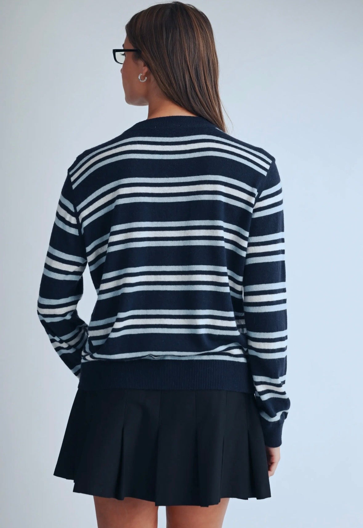 Coastal Striped Long Sleeve | Navy