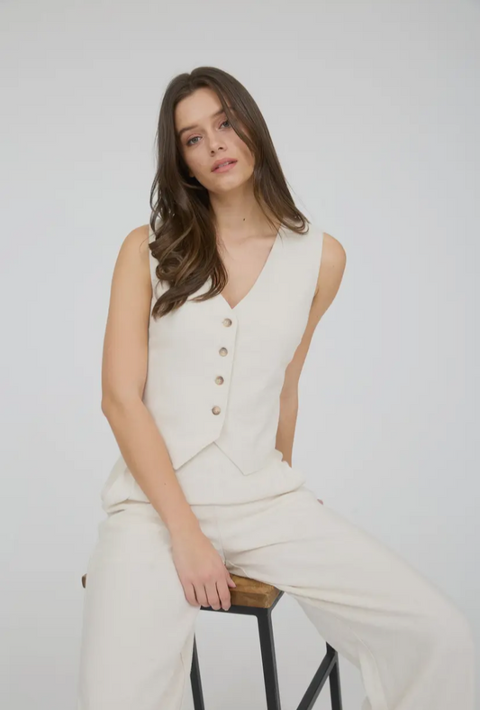 Dame Button Down Vest