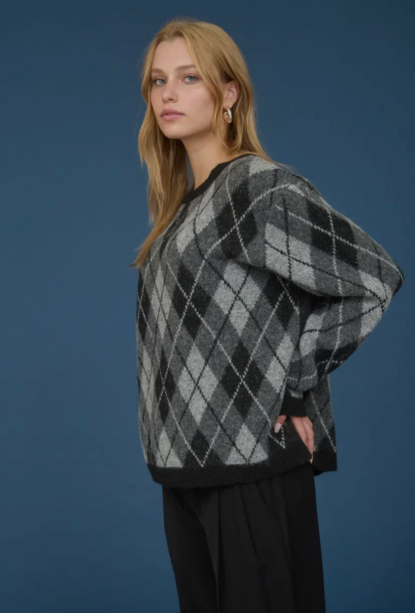 Harlowe Argyle Sweater