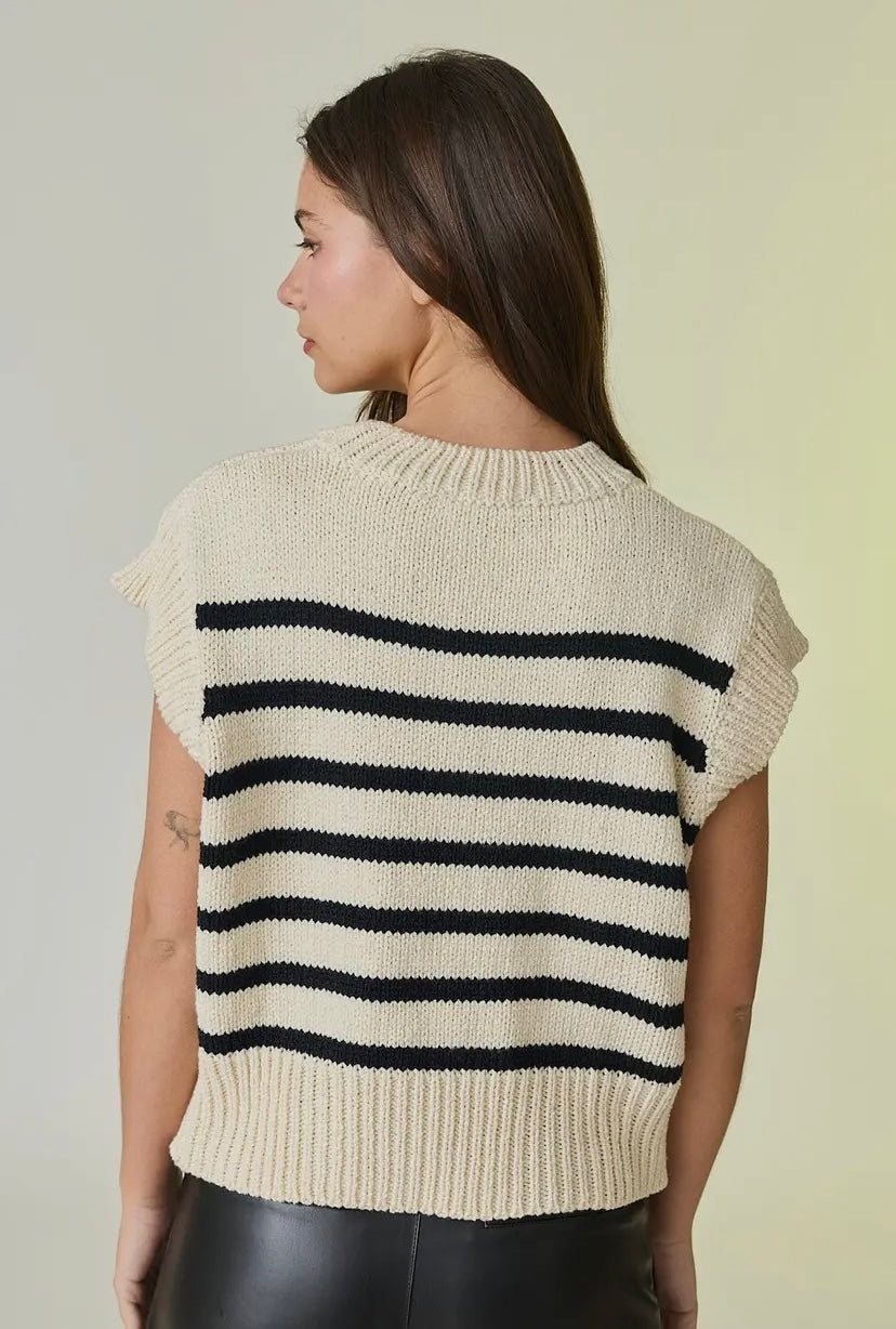 Chisel Striped Knit Top