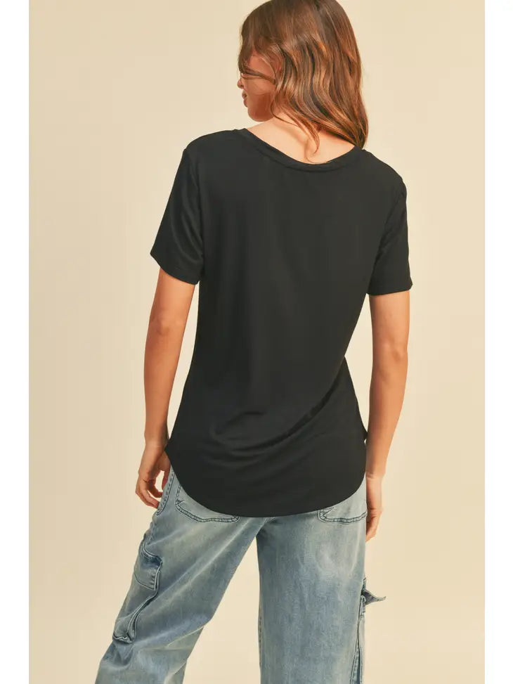 Bamboo V-Neck T-Shirt - 2 Colour Options