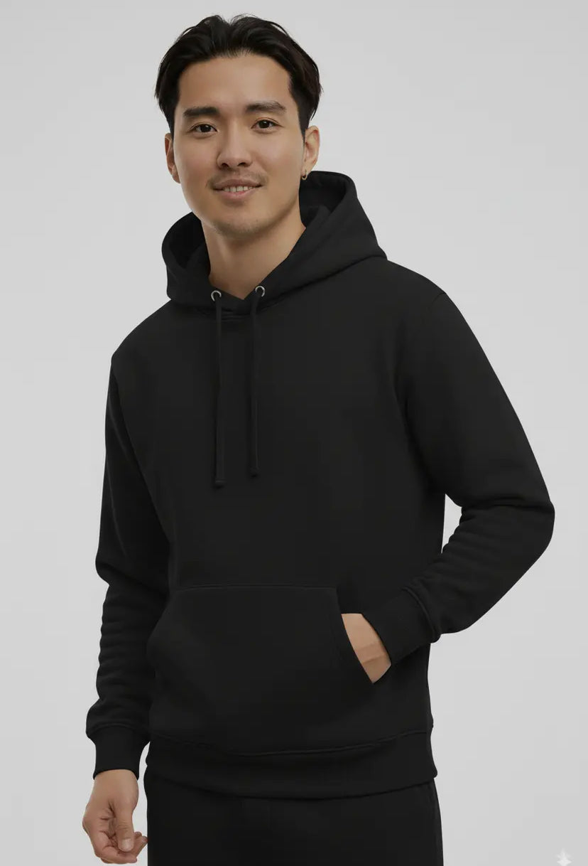 Booker Fleece Hoodie | Black