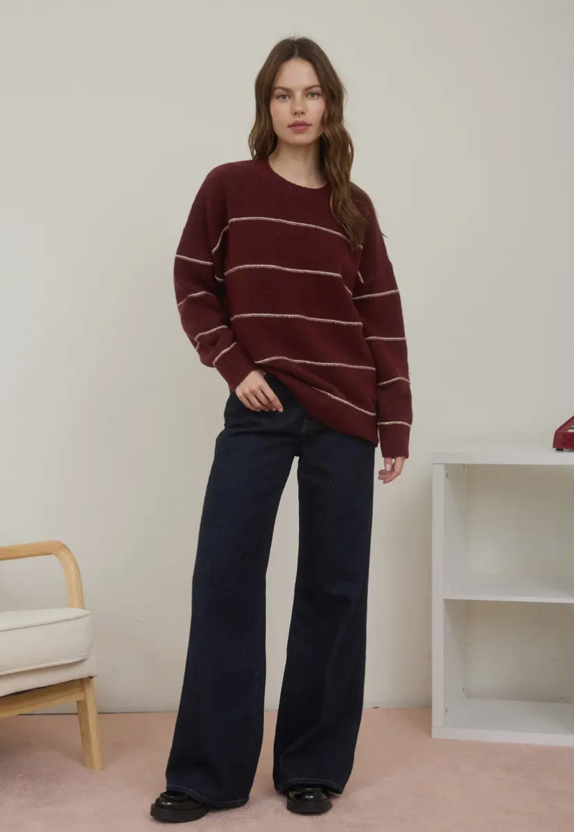 Sperry Sweater | Red Wood