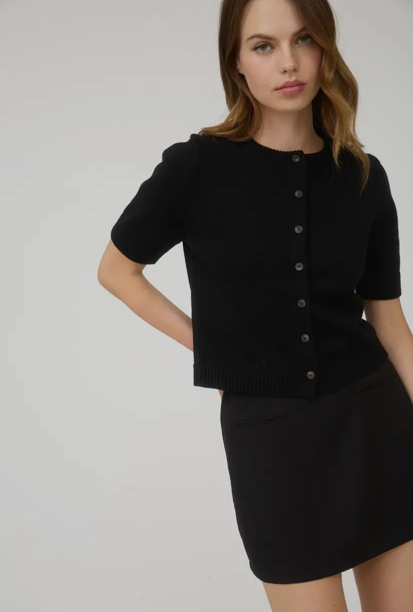 Mirelle Belted Skirt | Black