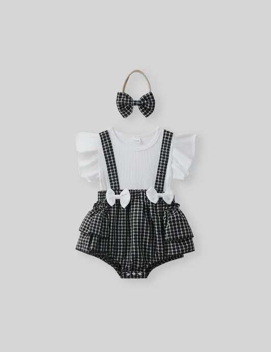 Little Coco Romper Set | Black