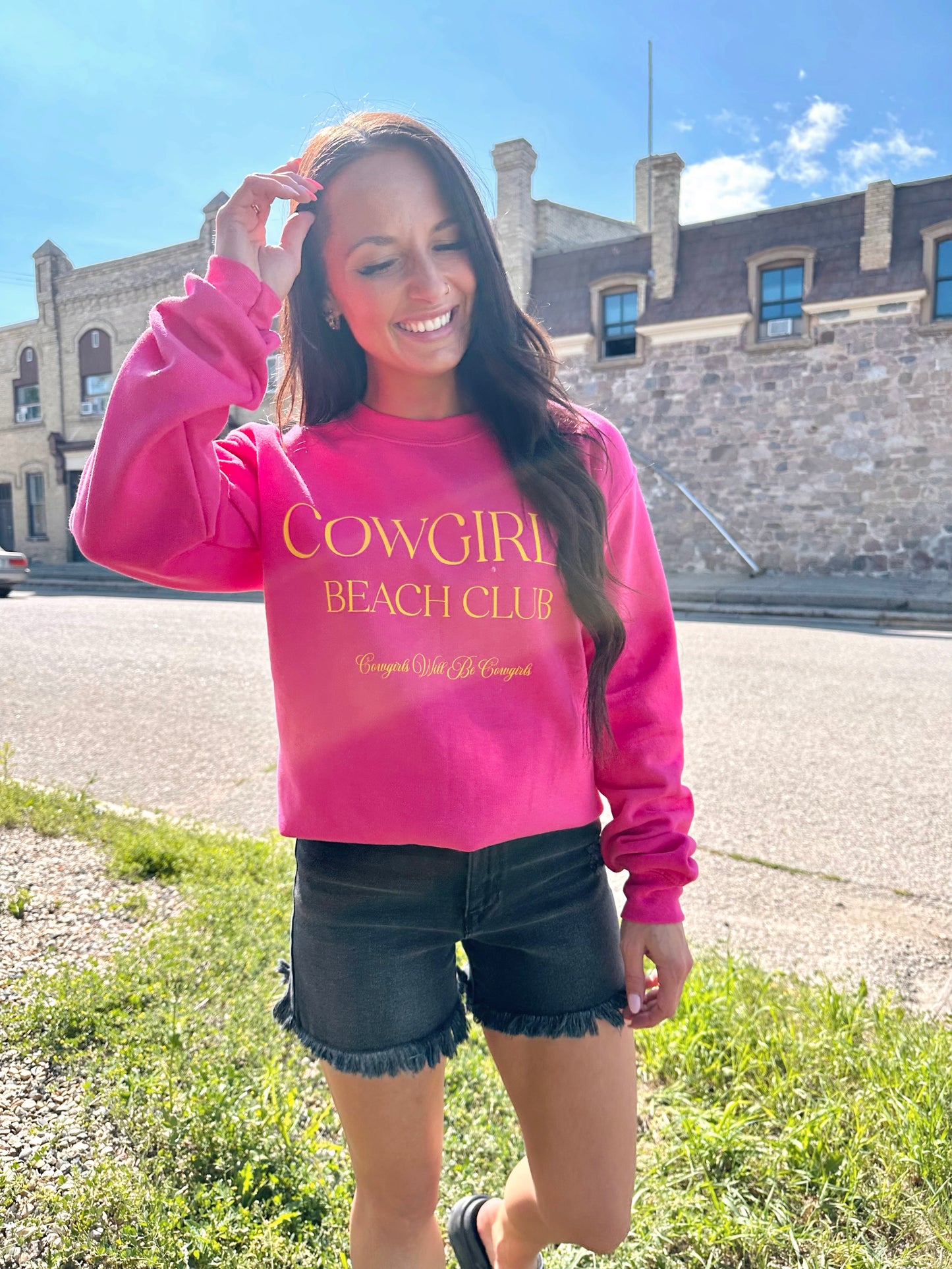 Cowgirls Beach Club Sweatshirt