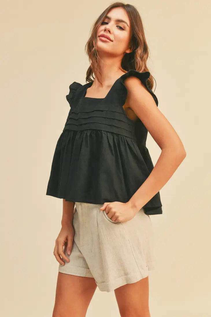 Ruffle Babydoll Top