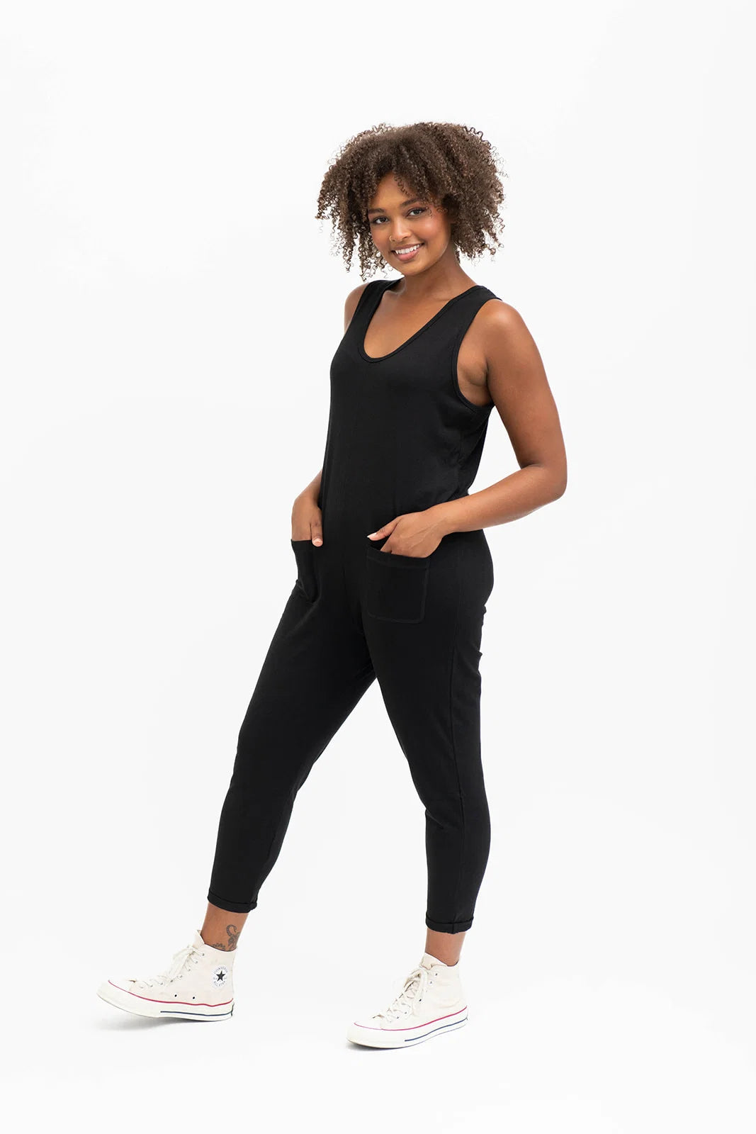 Smash + Tess | Saturday Romper | Midnight Black