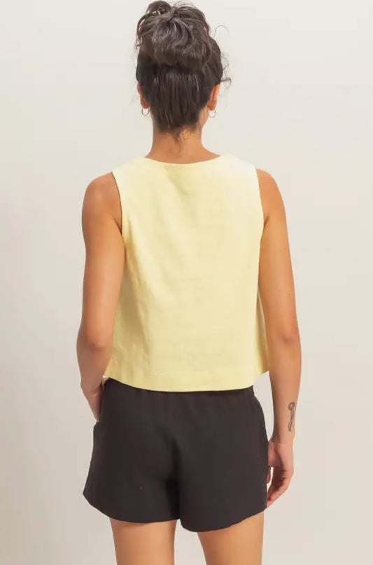 Candela Tank | Yellow
