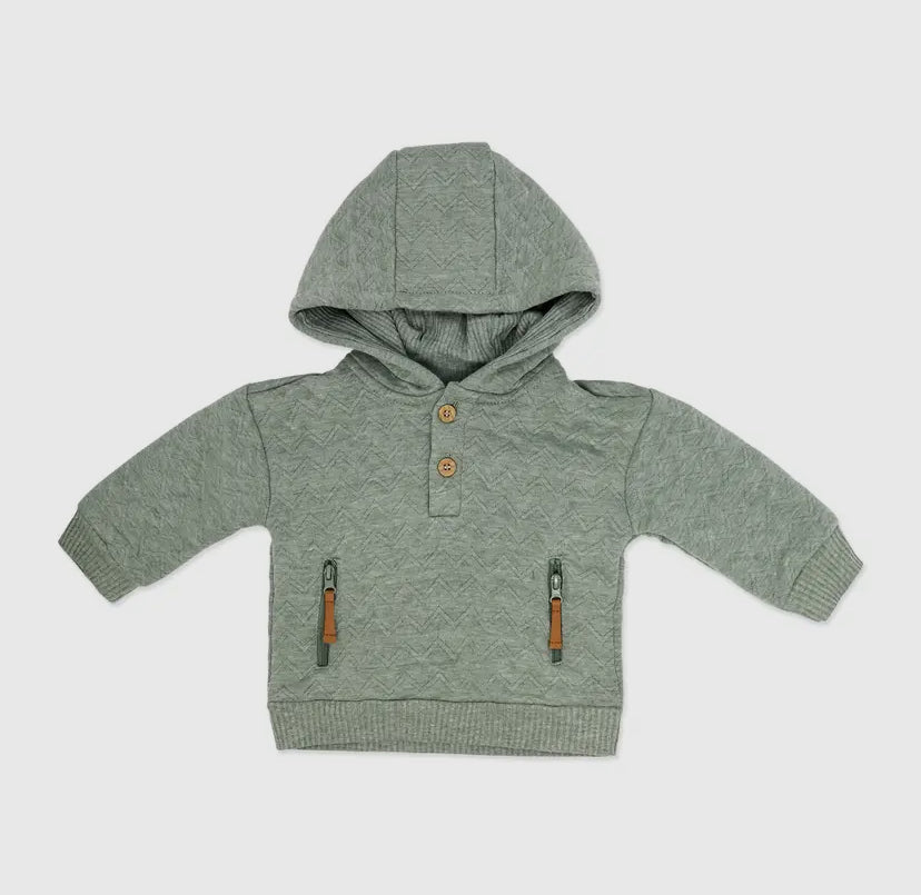 Boys 2 Piece Hooded Jogger Set | Green