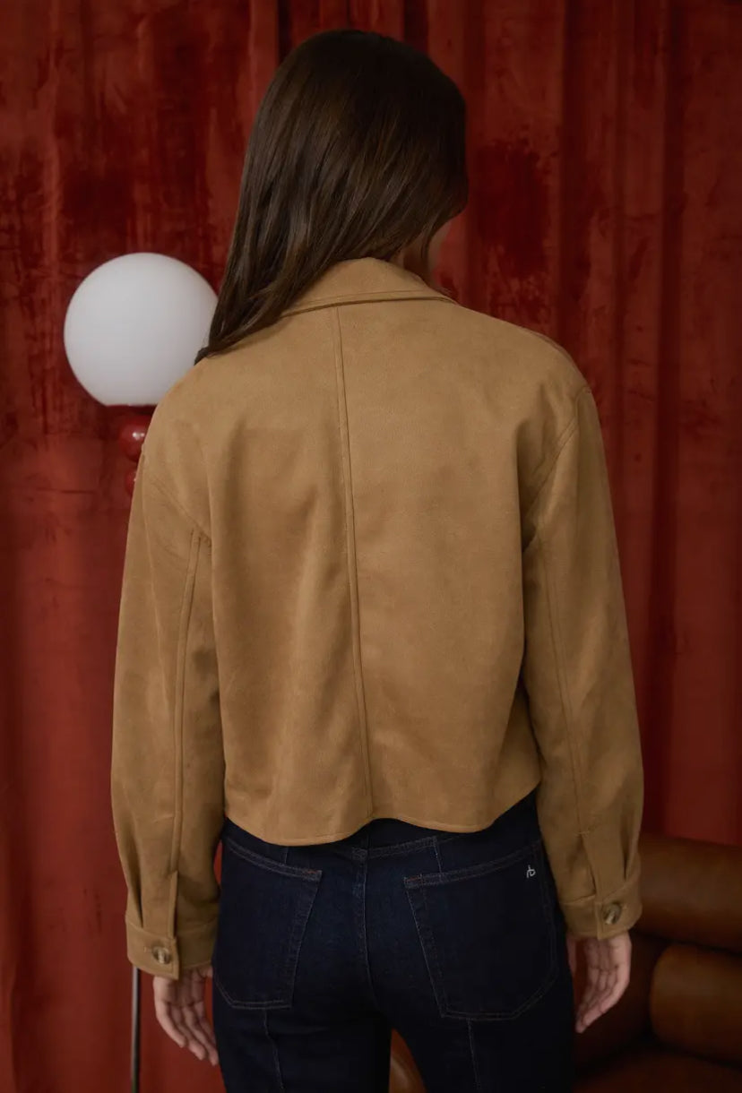 Palmer Faux Suede Jacket
