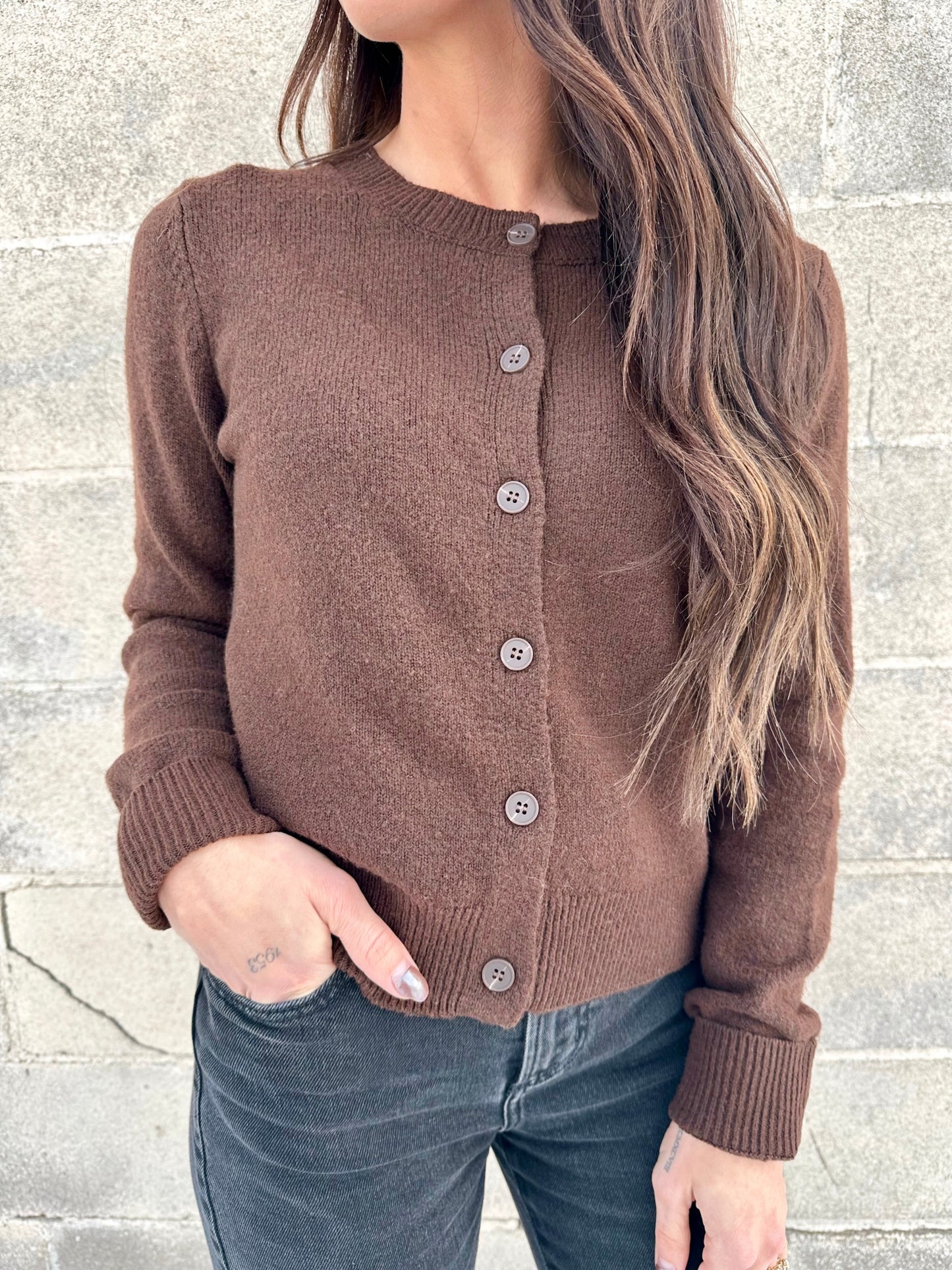 Heritage Cardi Sweater | Brown