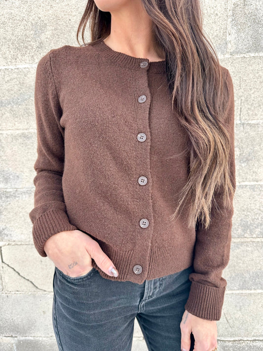 Heritage Cardi Sweater | Brown