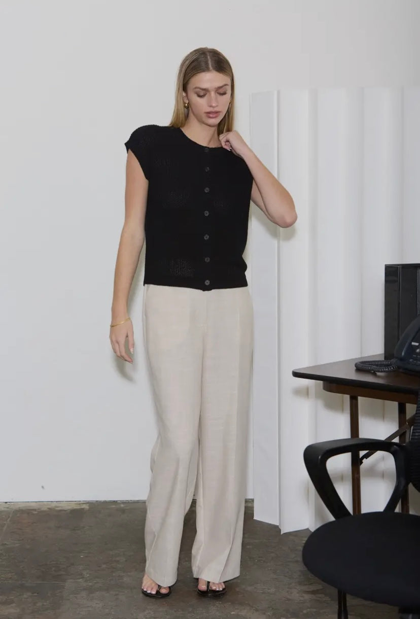 McKinley Knit Top | Black