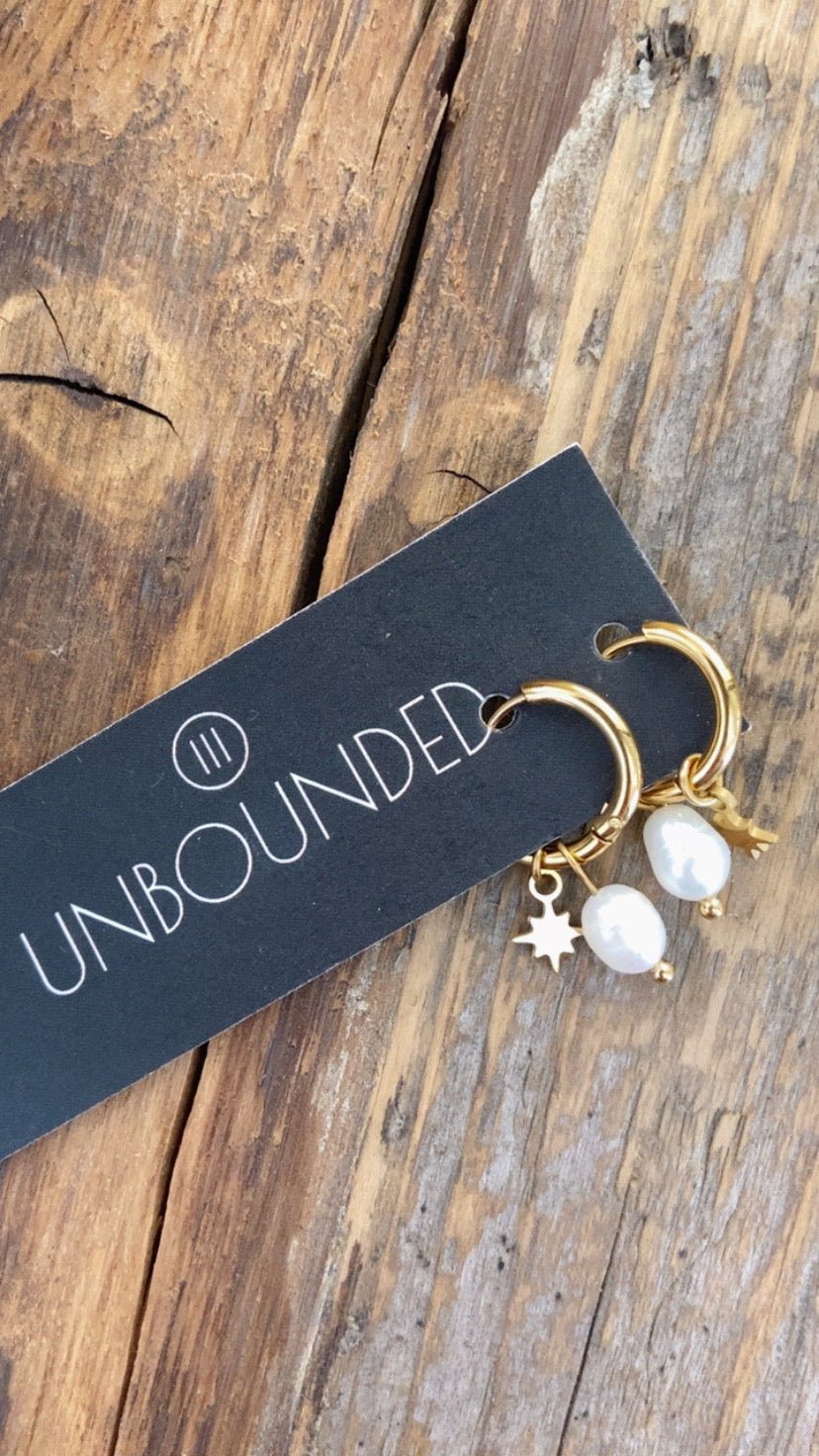 UNBOUNDED | Pearl Star Drop Earrings