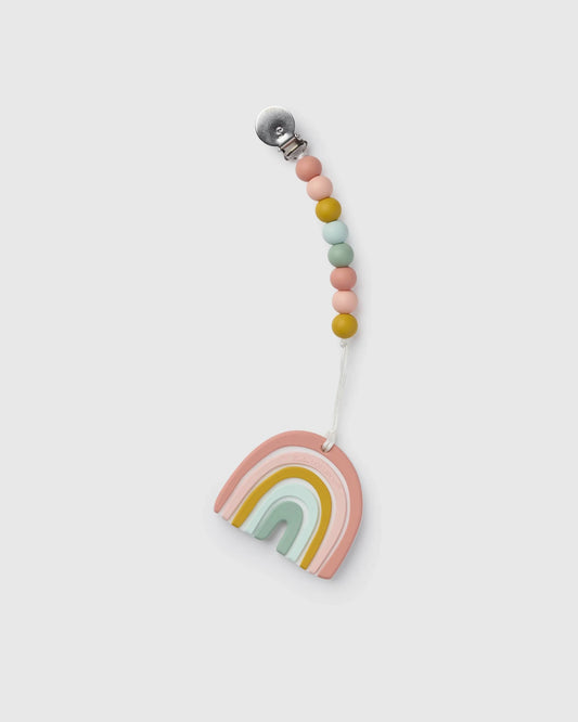 LOULOU LOLLIPOP | Silicone Teether Set | Pastel Rainbow