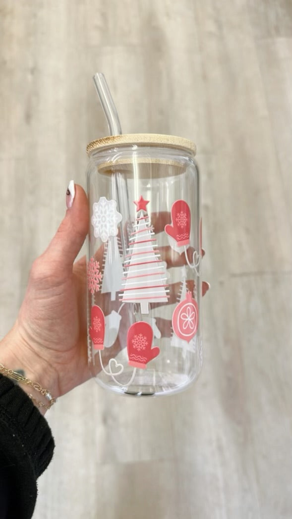 Christmas Glass Cans | 5 Options