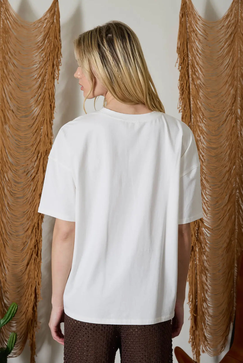 Been in the Saddle Tee | Ivory