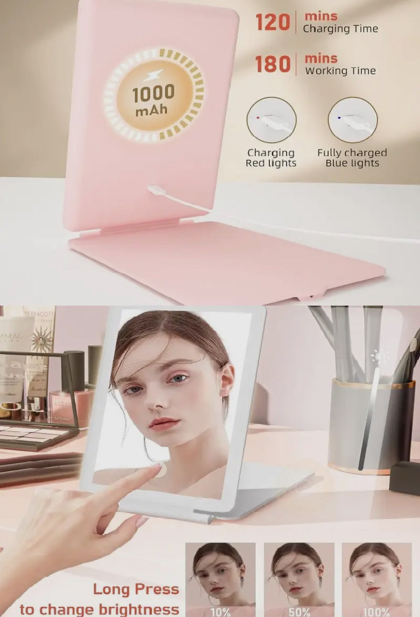 Travel Led Makeup Vanity Mirror