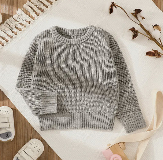 Dakota Knitted Sweater | Grey