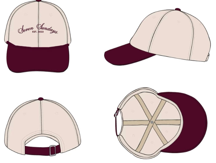 Seven Sundays Ball Cap | Multiple Colour Options