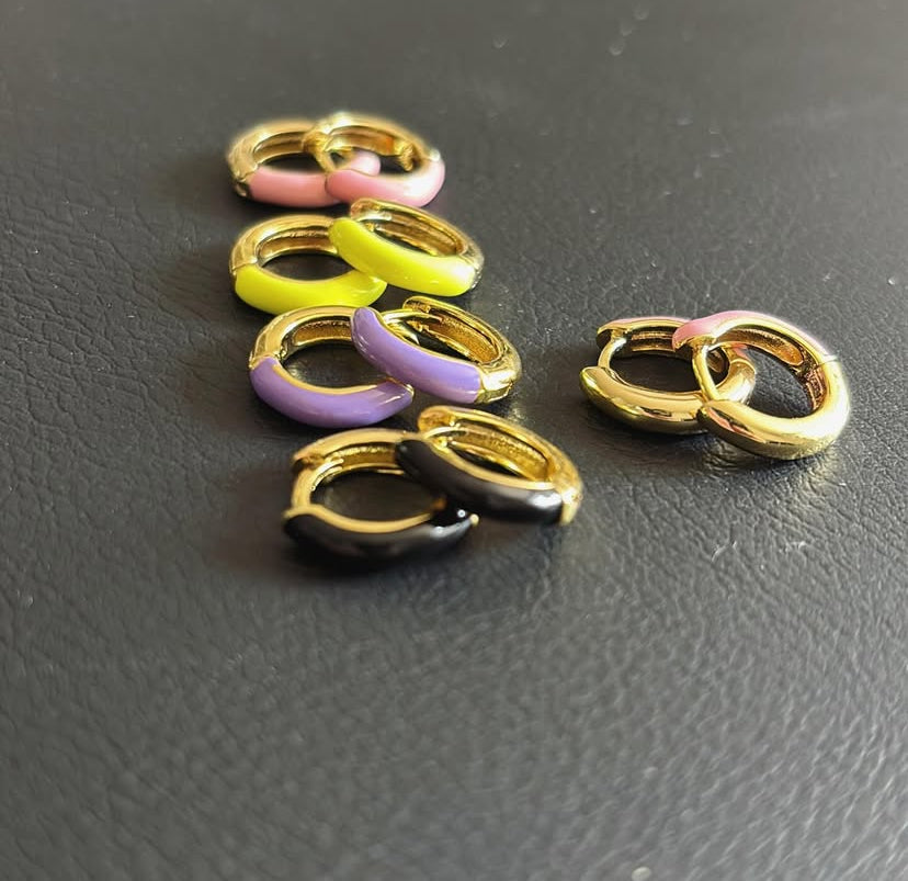 UNBOUNDED | Pop Of Colour Earrings | Black