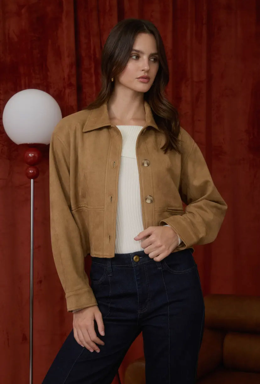 Palmer Faux Suede Jacket