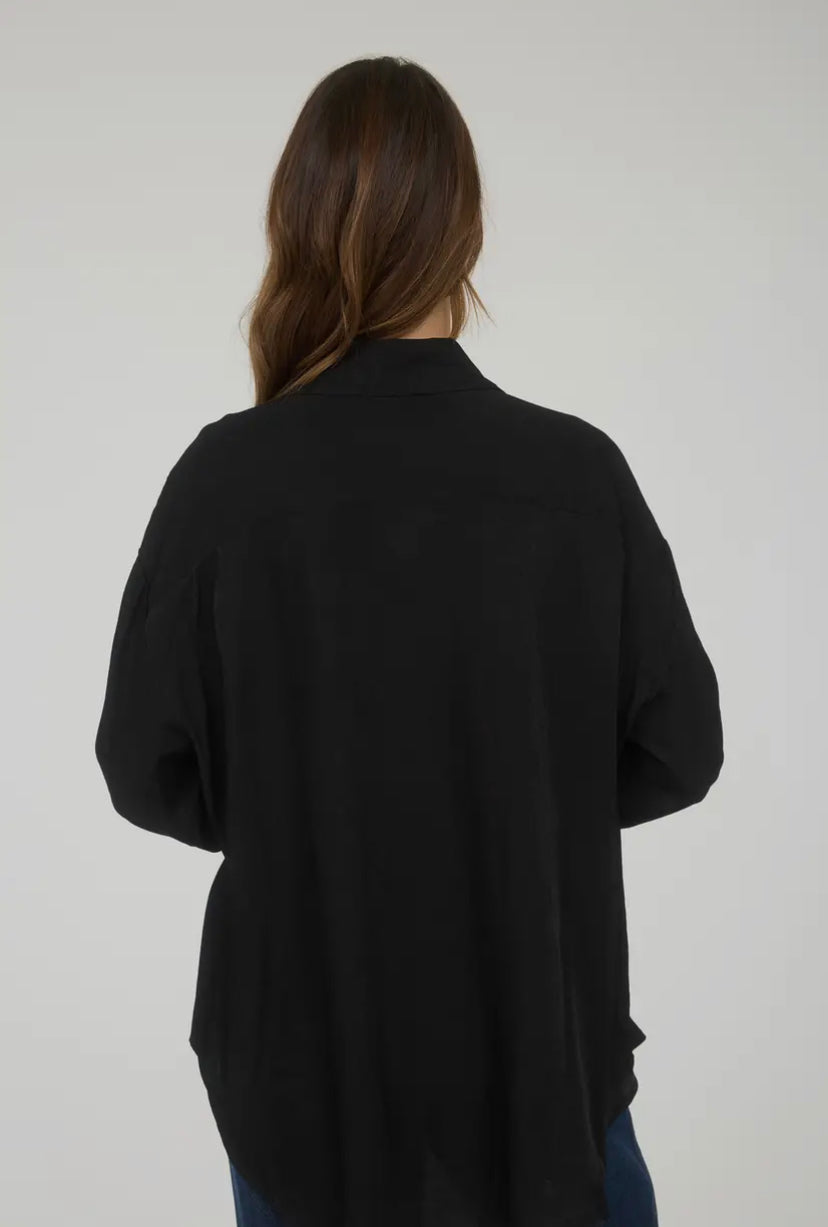 Maven Button Down Shirt | Black