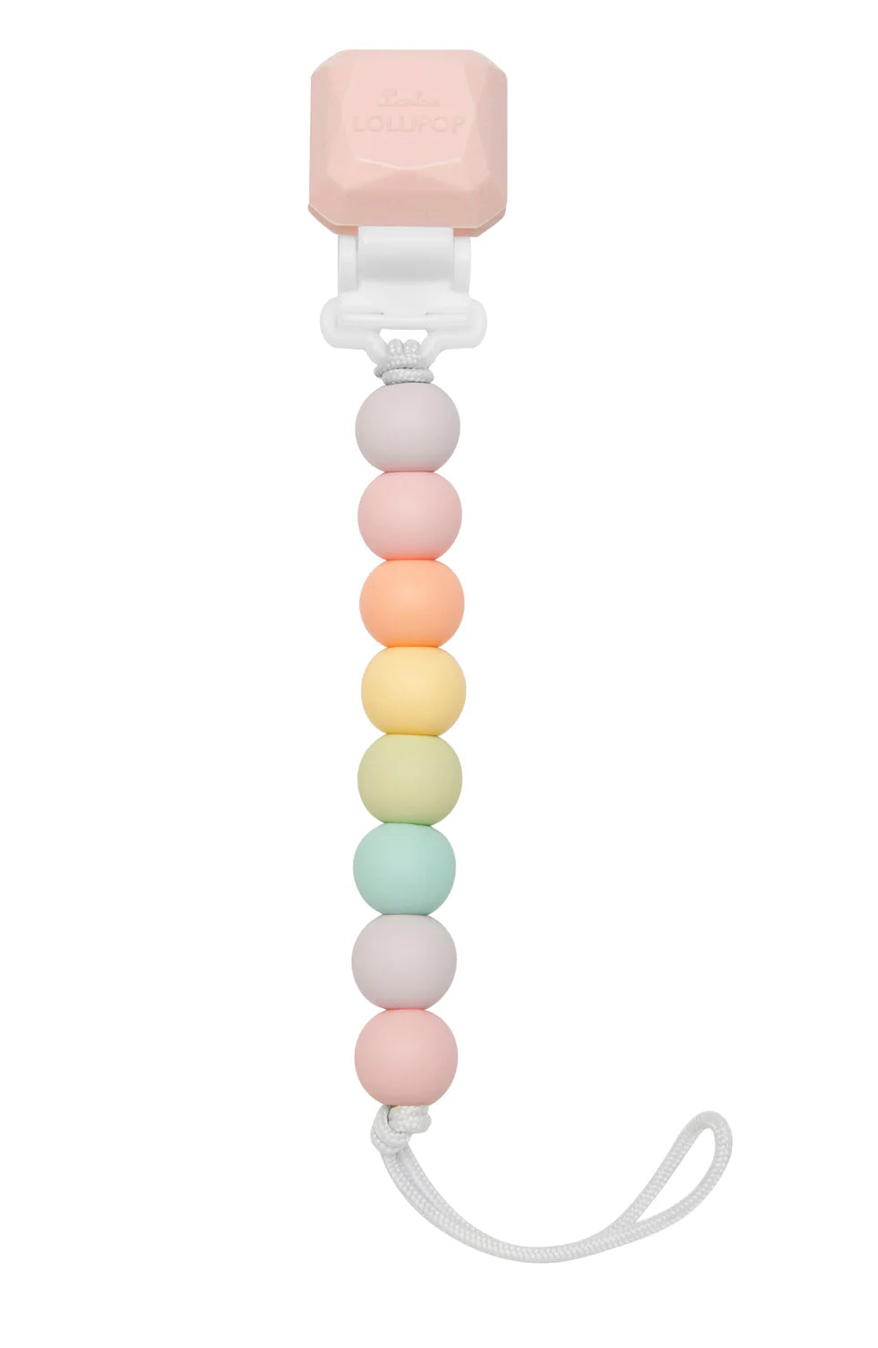 LOULOU LOLLIPOP | Pacifier Clip | Lolli Gem Cotton Candy