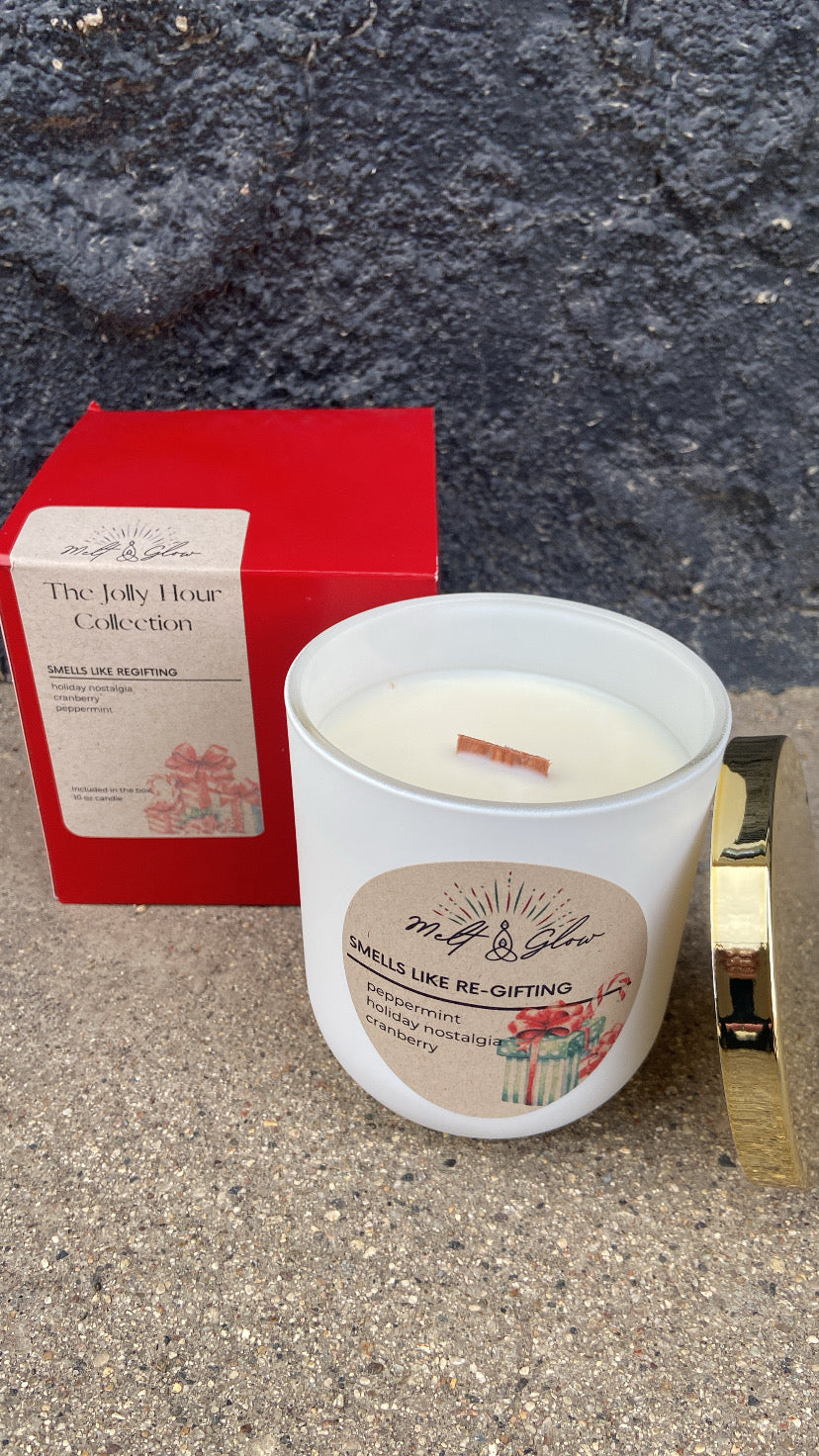 Melt & Glow | Smells Like Regifting | 10oz Candle