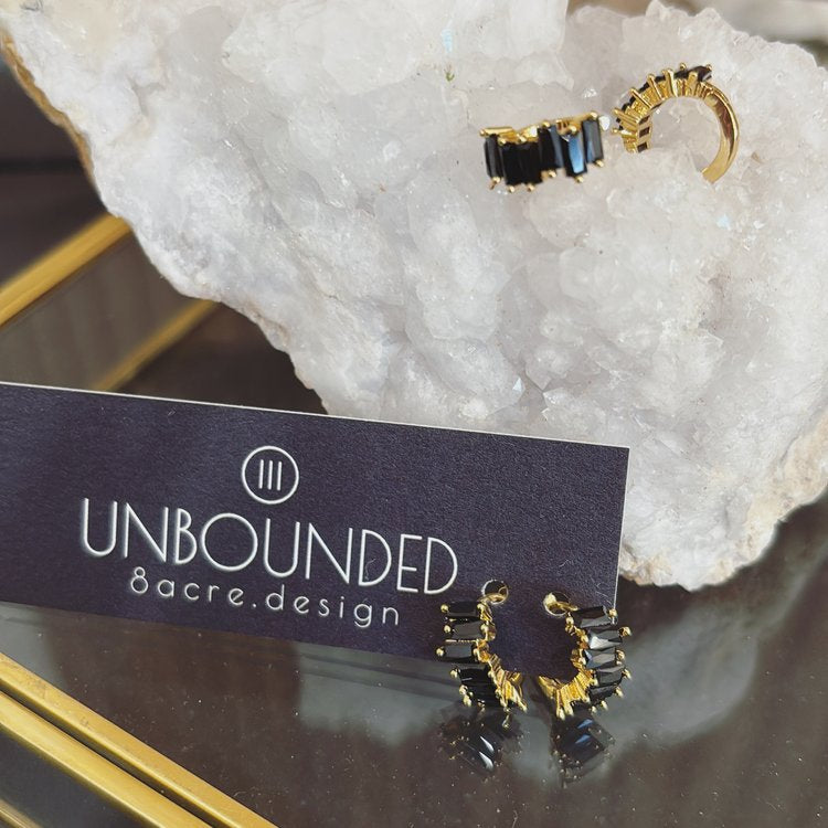 UNBOUNDED | Midnight Stone Earrings