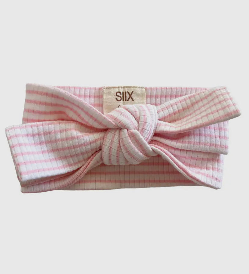 Pink Stripe Bow