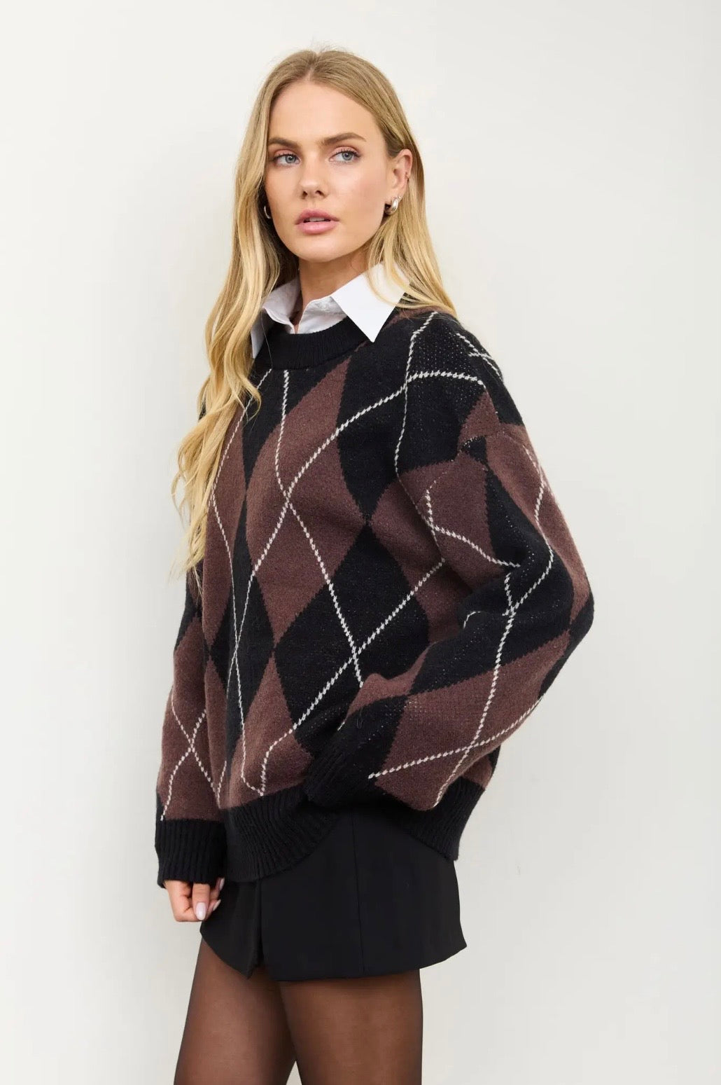 Sheridan Argyle Knit | Multi