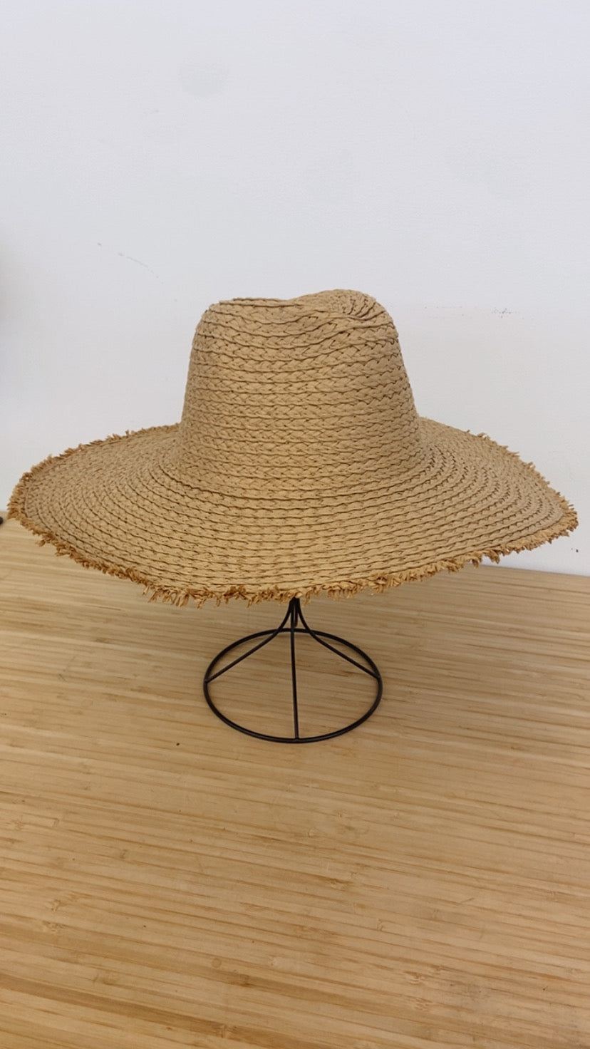 Monte Carlo Wide Brim Hat | Light Brown