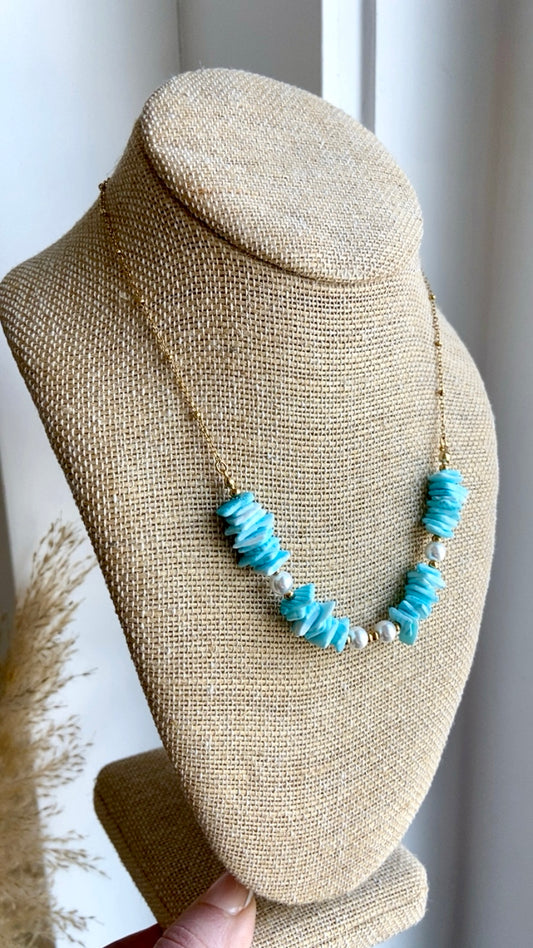 UNBOUNDED | Seafoam Pearl Necklace