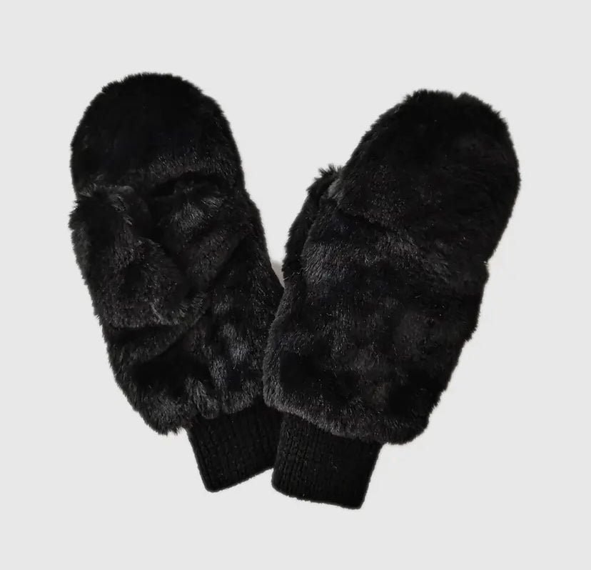 Cozy Faux Fur Mittens | 2 Colour Options