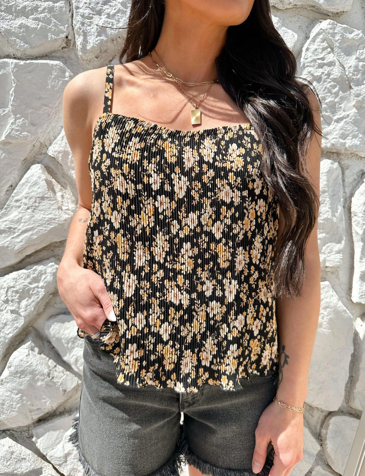 Cami Floral Tank