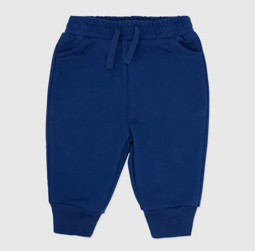 Boys 3 Piece French Terry Jacket Set | Navy Stripe