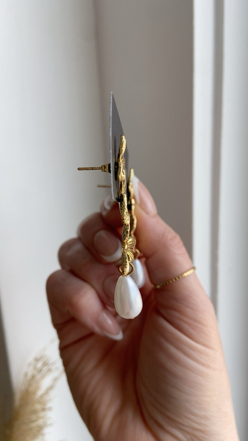 UNBOUNDED | Bloom & Pearl Earrings