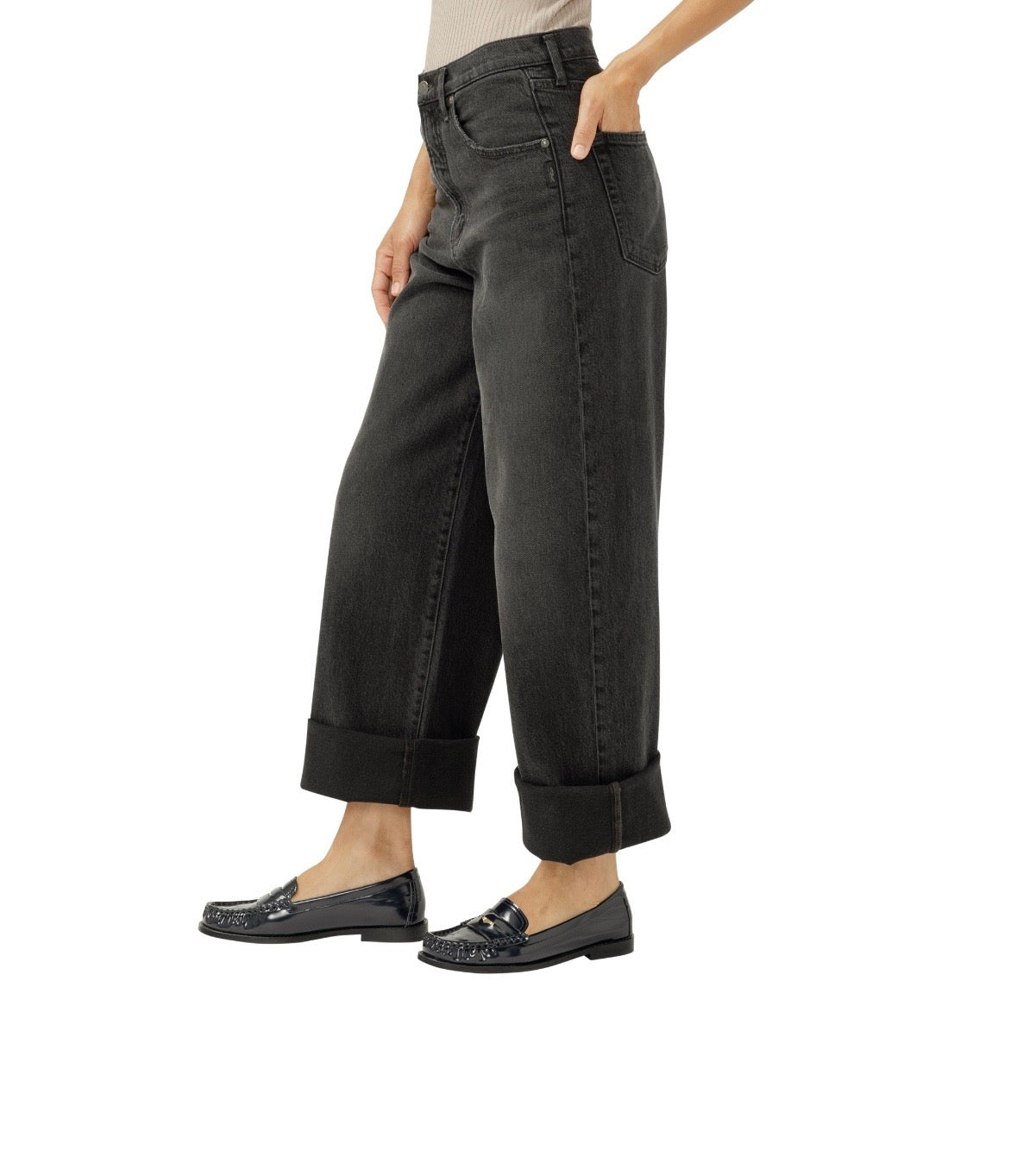 SILVER JEANS | Be Easy Wide Leg Crop ADB551
