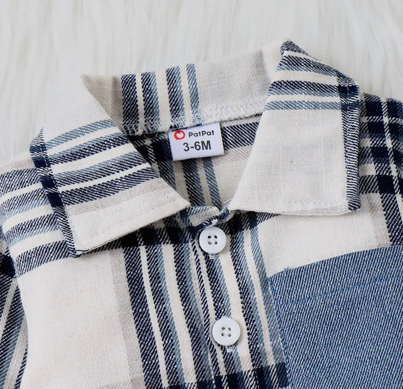 Plaid Patch Pocket Shirt