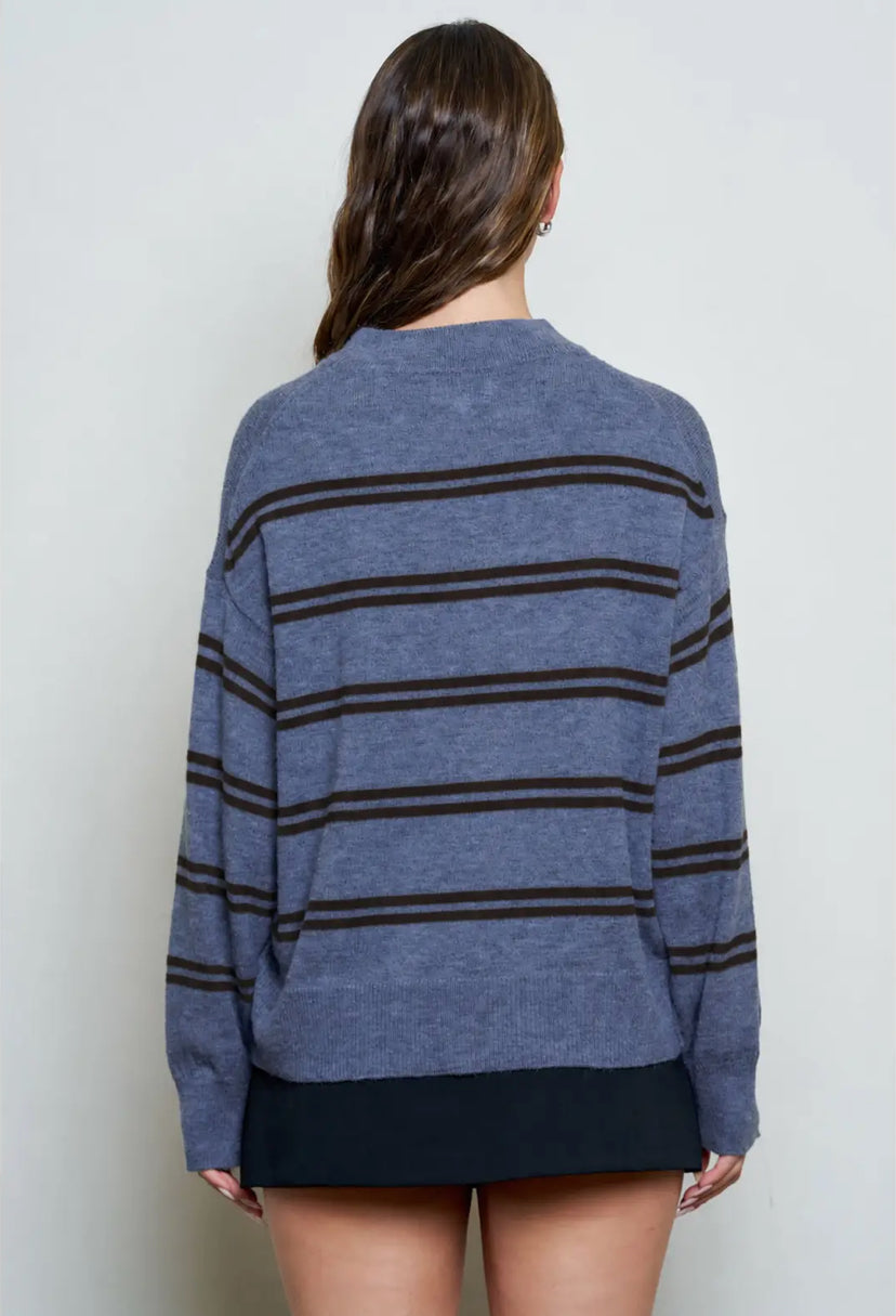Shia Sweater | Dusty Blue