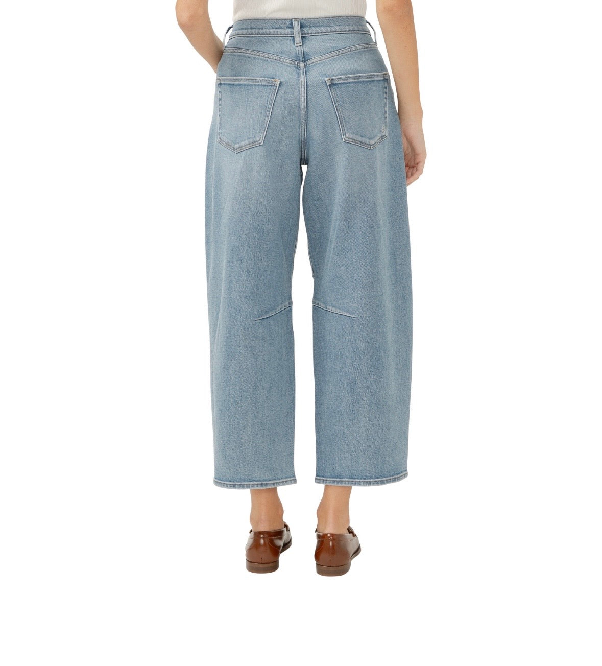 SILVER JEANS | Barrel Leg Ankle Jeans AGR278