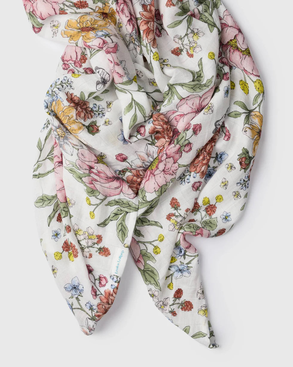 LOULOU LOLLIPOP | Muslin Swaddle | Secret Garden